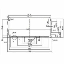 Load image into Gallery viewer, 3.94" x 3.94" x 1.97" Aluminum PCB Box