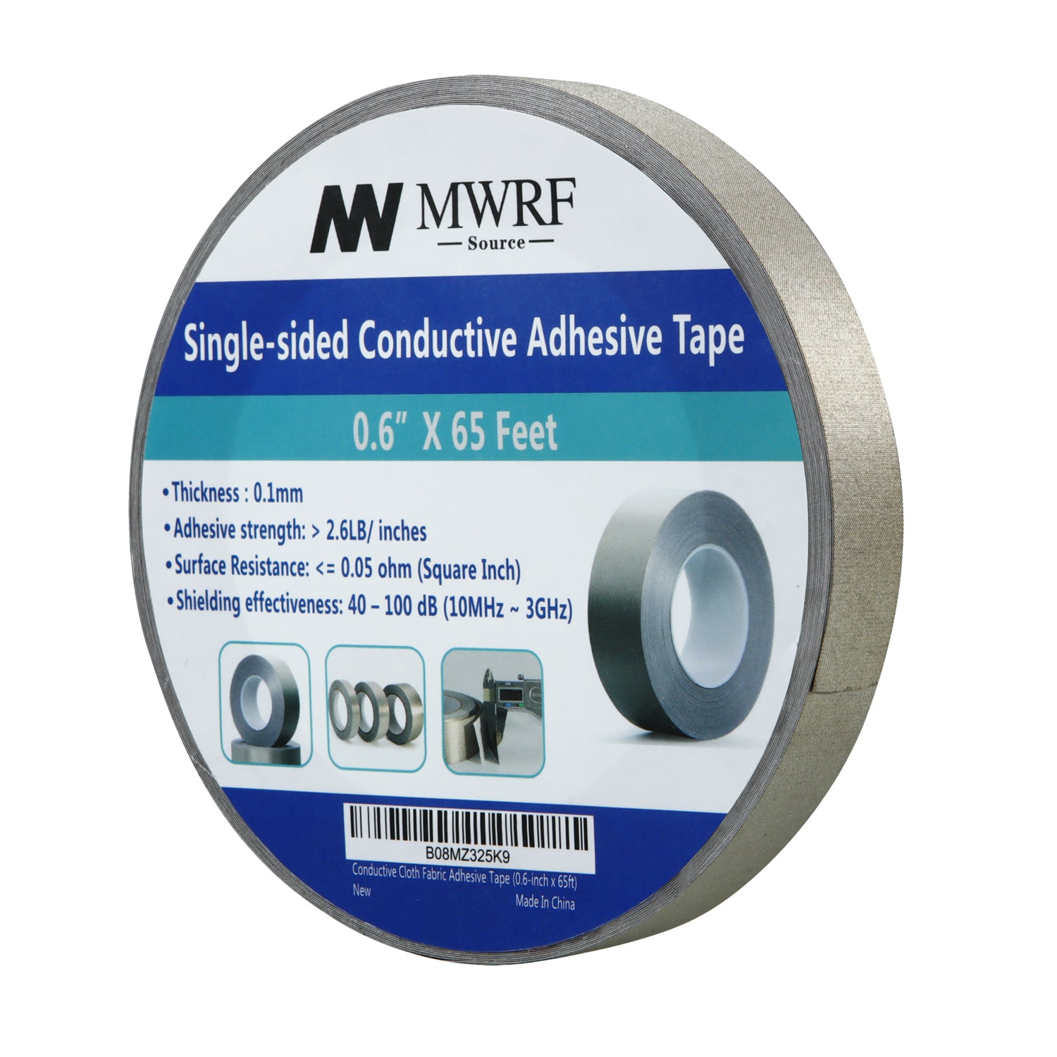TitanRF Faraday Tape - High-Shielding Conductive Adhesive Tape,1W