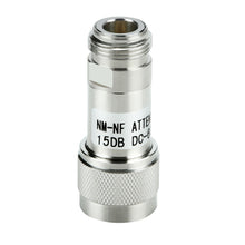 Load image into Gallery viewer, N Male to N Female Attenuator 2 W 6 GHz 1 - 30 db
