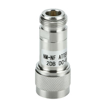 Load image into Gallery viewer, N Male to N Female Attenuator 2 W 6 GHz 1 - 30 db
