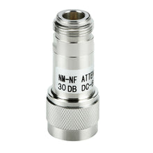 Load image into Gallery viewer, N Male to N Female Attenuator 2 W 6 GHz 1 - 30 db
