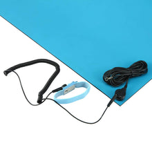 Load image into Gallery viewer, 0.06&quot; ESD Mat Kit with Wrist Strap and Ground Cord
