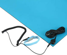 Load image into Gallery viewer, 0.12&quot; ESD Mat Kit with Wrist Strap and Ground Cord

